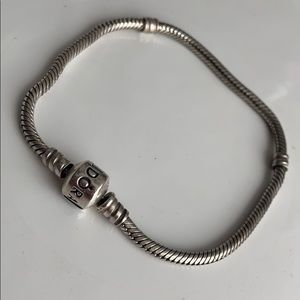 Silver Pandora bracelet
